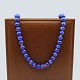 Long necklace of lapis lazuli with clasp of 14k gold Long necklace of lapis lazuli with clasp of 14k gold